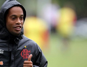 ronaldinho gaucho flamengo treino (Foto: Jorge William / Agência O Globo)
