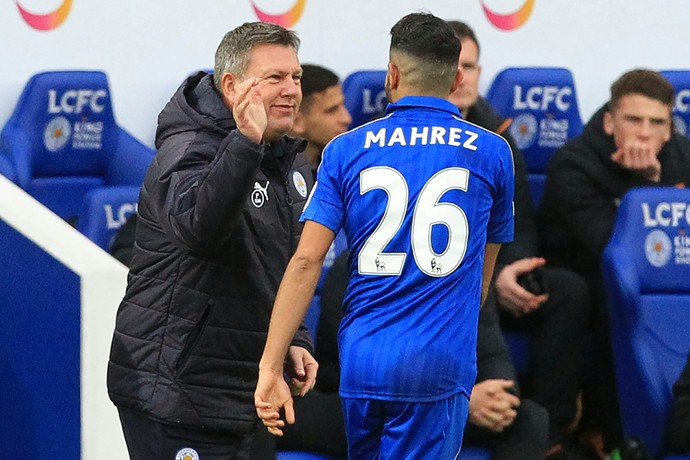 Shakespeare Mahrez Leicester x Hull (Foto: AFP)