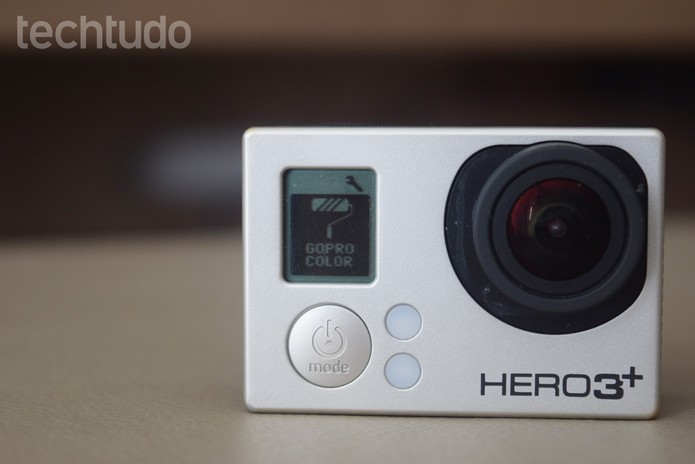 Selecione "GoPro Color" para ajustar a cor (Foto: Juliana Pixinine/TechTudo) Selecione "GoPro Color" para ajustar a cor (Foto: Juliana Pixinine/TechTudo)