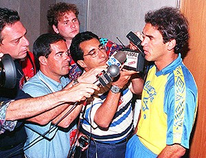Ricardo Gomes cortada da seleção de 1994 (Foto: agência AFP)