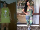 Atriz se espelha em Juju Salimeni e perde 55 quilos em um ano