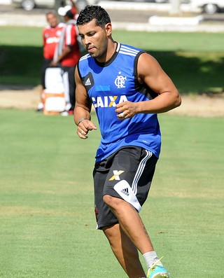 André Santos treino Flamengo (Foto: Alexandre Vidal / Fla Imagem)