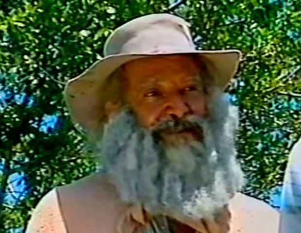Claudio Marzo como Velho do Rio em Pantanal (Manchete, 1990) (Foto: Reprodução) Claudio Marzo como Velho do Rio em Pantanal (Manchete, 1990) (Foto: Reprodução)