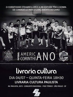 O livro &#39;Futebol Americano Corinthiano&#39; relata a história do clube (Foto: Divulgação)