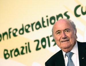 Blatter coletiva Copa das Confederações Fifa (Foto: AP)