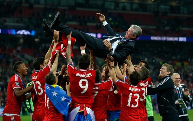 Jupp Heynckes  Bayern de Munique campeão (Foto: Reuters)