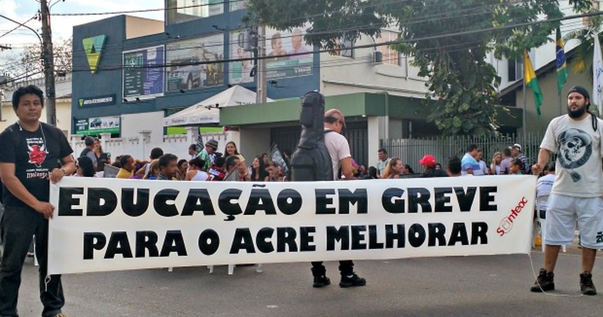 G Em Greve Servidores Da Educa O Voltam A Fechar Avenida Na