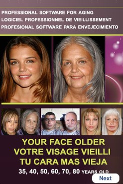 screenshot de Envelhecimento Facial