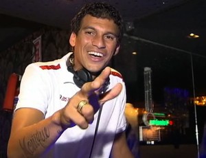 Neto Baiano DJ no Tá na Área (Foto: Reprodução SporTV)