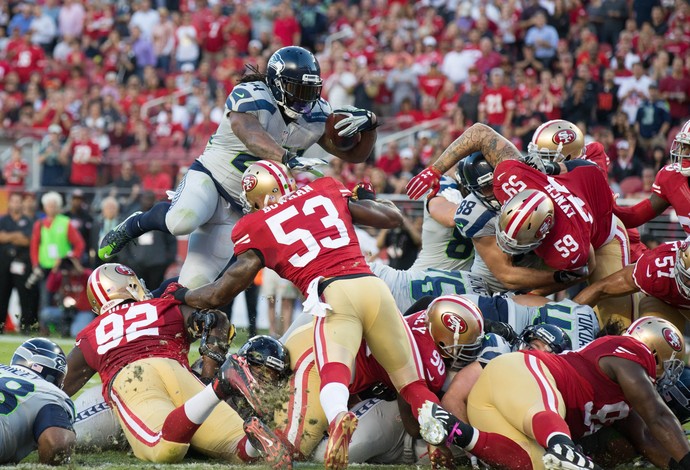 Marshawn Lynch - Seattle Seahawks x San Francisco 49ers - NFL (Foto: Reuters)