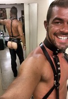 Bruno Miranda, o Borat de 'Amor & sexo', mostra look para o programa