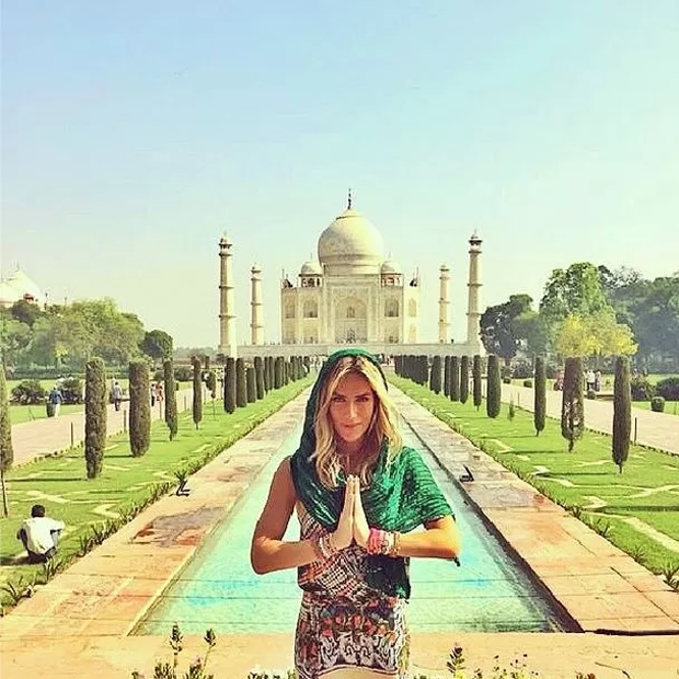 Giovanna Ewbank no Taj Mahal (Foto: Reprodução/Instagram)