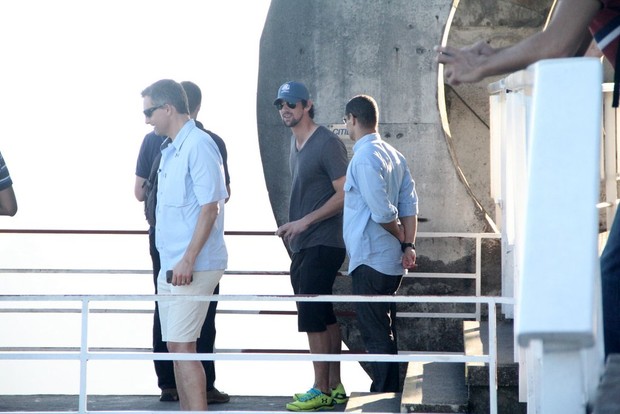 Michael Phelps visita o pão de açúcar no RJ (Foto: Rodrigo dos Anjos / AgNews)