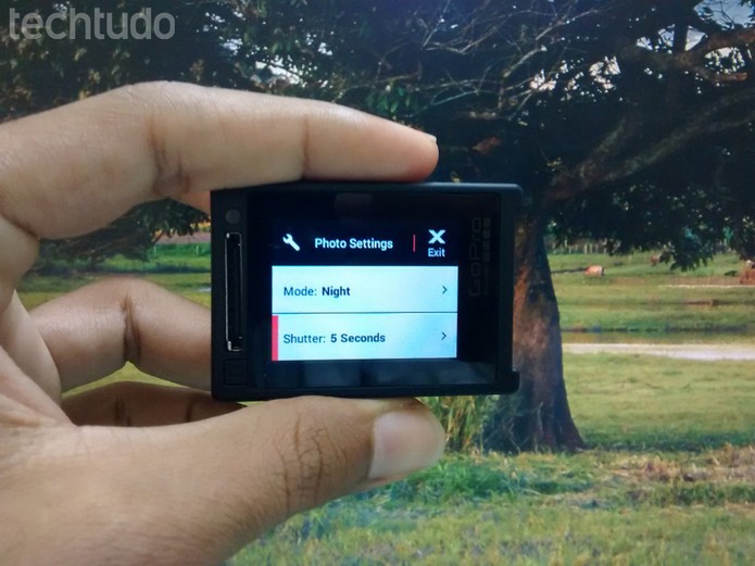 GoPro: configure a opção Shutter, ou Obturador de acordo com a necessidade (Foto: Paulo Vasconcellos/TechTudo) GoPro: configure a opção Shutter, ou Obturador de acordo com a necessidade (Foto: Paulo Vasconcellos/TechTudo)