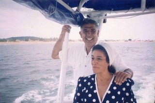 Rubén Aguirre com a esposa, Consuelo (Foto: Reprodução/Twitter)