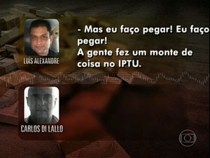 Conversa entre fiscais revela que IPTU também era alvo de fraudes (Foto: Reprodução/TV Globo)