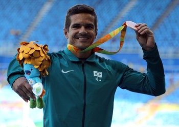 atletismo 100m T38 Edson Pinheiro bronze brasil paralimpíada rio 2016 (Foto: Alaor Filho/MPIX/CPB)