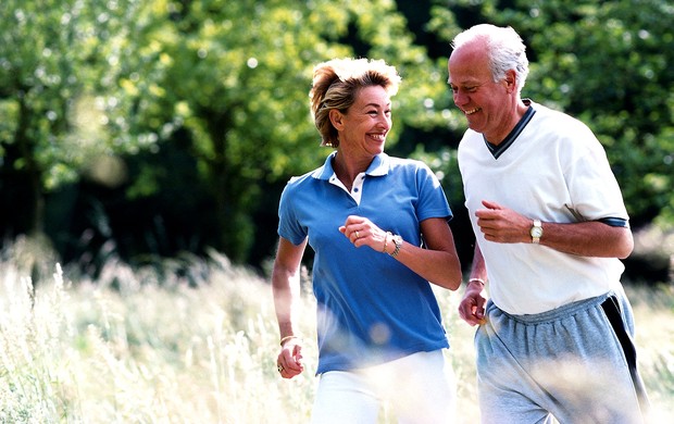 idosos correndo eu atleta (Foto: Agência Getty Images)