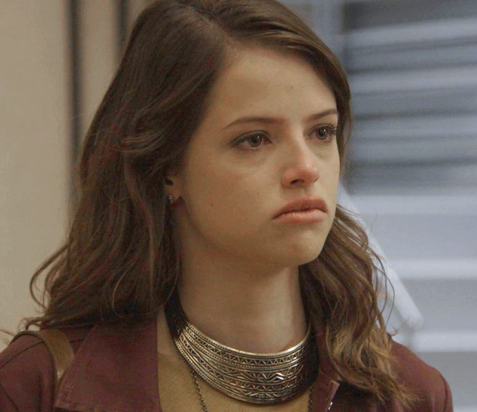 Camila ameaça chamar a segurança (Foto: TV Globo) Camila ameaça chamar a segurança (Foto: TV Globo)