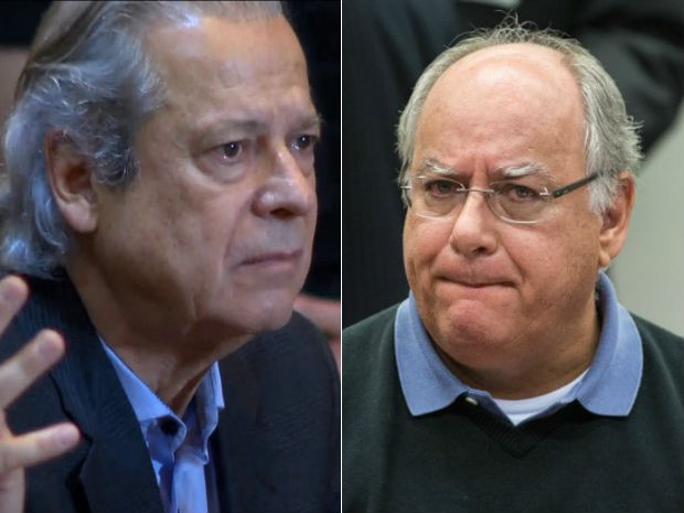 Dirceu e Duque já foram condenados em outros processos da Lava Jato (Foto: Reprodução/TV Globo e Marcelo Camargo/Agência Brasil)