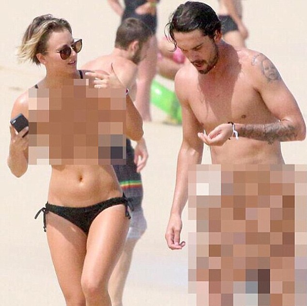 real kaley cuoco nude from Ezra kaley cuoco video sexo