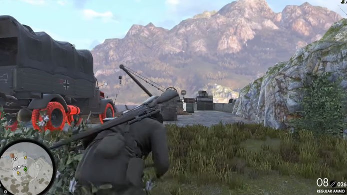 Sniper Elite 4: faça o máximo possível de eliminações sorrateiras (Foto: Reprodução / Thomas Schulze)
