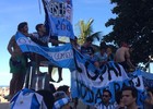'Invasão' argentina causa tumulto em Copacabana (Matheus Rodrigues/ G1)