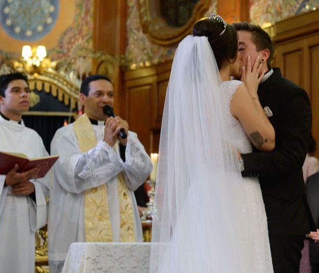 Casamento DH e Bruna Unzueta (Foto: Francisco Cepeda/AgNews)