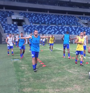 Sinop aquecimento, 4ª rodada Mato-grossense 2017 (Foto: Júlio Tábile/Sinop FC) Sinop aquecimento, 4ª rodada Mato-grossense 2017 (Foto: Júlio Tábile/Sinop FC)