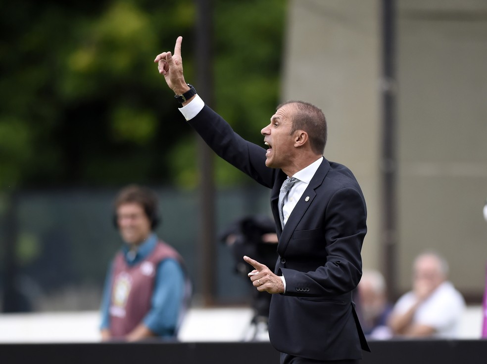 Milton Mendes na partida entre Vasco e Bahia pela segunda rodada do Campeonato Brasileiro (Foto: André Durão / GloboEsporte.com)