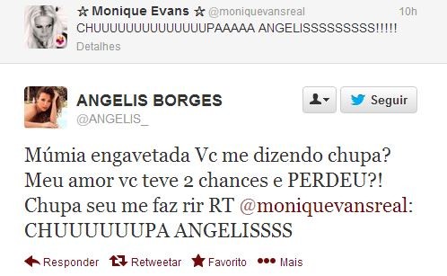 Angelis Borges posta mensagem no twitter (Foto: Reprodução / Twitter)