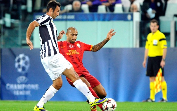 Felipe Melo jogo Juventus e Galatasaray (Foto: Reuters)