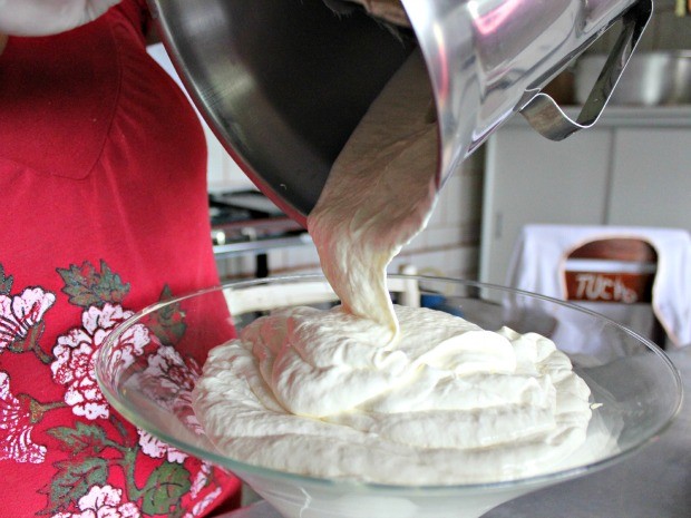 Creme de cupuaçu pode ser servido como sobremesa e rende porções para 10 pessoas (Foto: Halex Frederic/G1)