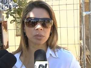 Delegada Renata Vieira, da DPCA, em Goiânia (Foto: Reprodução/TV Anhanguera)