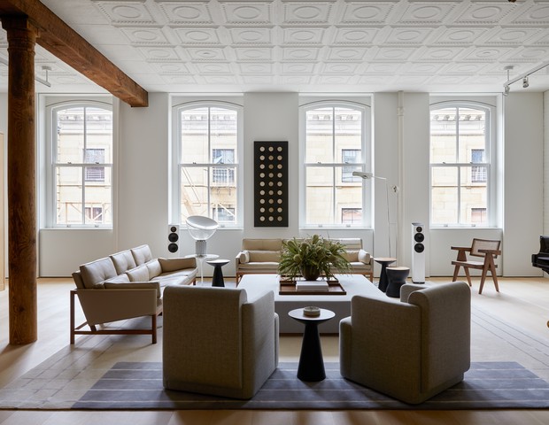 Em Nova York, loft tem décor sofisticado e repleto de arte (Foto: Sean Litchfield) Em Nova York, loft tem décor sofisticado e repleto de arte (Foto: Sean Litchfield)