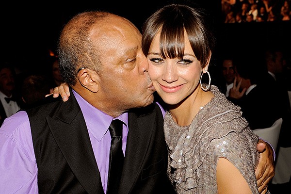 Quincy Jones e Rashida Jones (Foto: Getty Images)