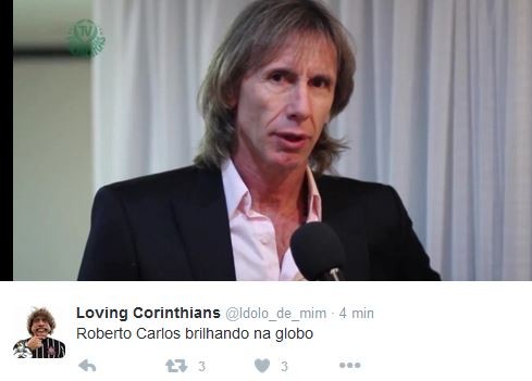 Internautas comentam show de Roberto Carlos (Foto: Reprodução/Twitter)