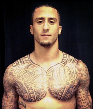 Colin Kaepernick tatuagem, NFL (Foto: Reprodução / Instagram)