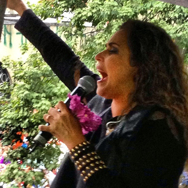 Daniela Mercury na parada Gay (Foto: Instagram / Reprodução)
