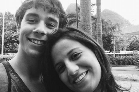 Vitor Novello e a namorada, Lara Coutinho (Foto: Arquivo pessoal)