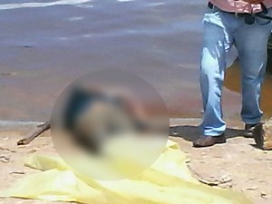 Corpo foi encontrado por pescadora (Foto: Divulgação)