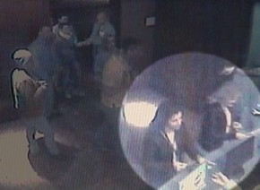 Imagem de bar mostra Fabiana quando pagava conta (Foto: Reprodução / TV Tem)