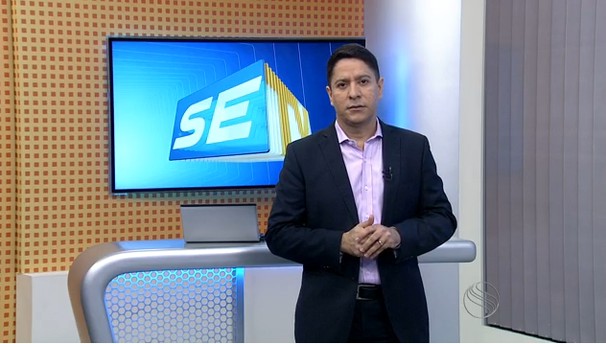 Ricardo Marques apresenta o SETV 1ª Edição (Foto: Divulgação / TV Sergipe)