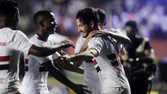 São Paulo x Vasco Alexandre Pato comemoração (Foto: Marcos Ribolli)