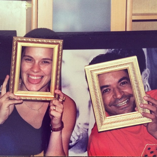 Carolina Dieckmann e David Brazil (Foto: Instagram)
