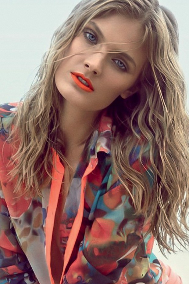 Cabelo de verão: Constance Jablonski por Henrique Gendre para Vogue Brasil (Foto: Arquivo Vogue)