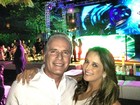 Ticiane Pinheiro e Roberto Justus curtem festa em Miami