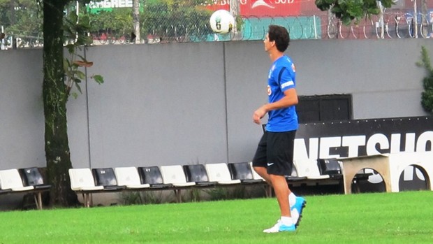 Paulo Henrique Ganso treino Santos (Foto: Lincoln Chaves / Globoesporte.com)