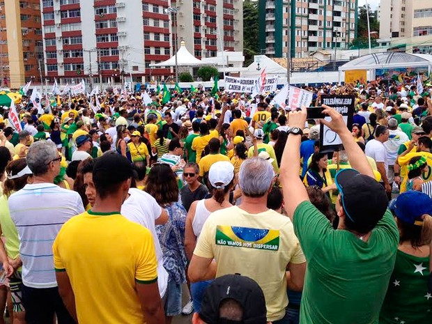 G1 Manifestantes Fazem Protesto Em Salvador Contra Governo E Corrupção Notícias Em Bahia 