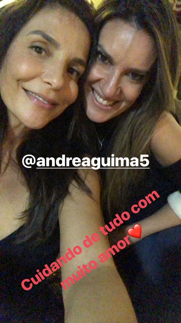 Ivete Sangalo e Andrea Guimarães (Foto: Reprodução/Instagram) Ivete Sangalo e Andrea Guimarães (Foto: Reprodução/Instagram)
